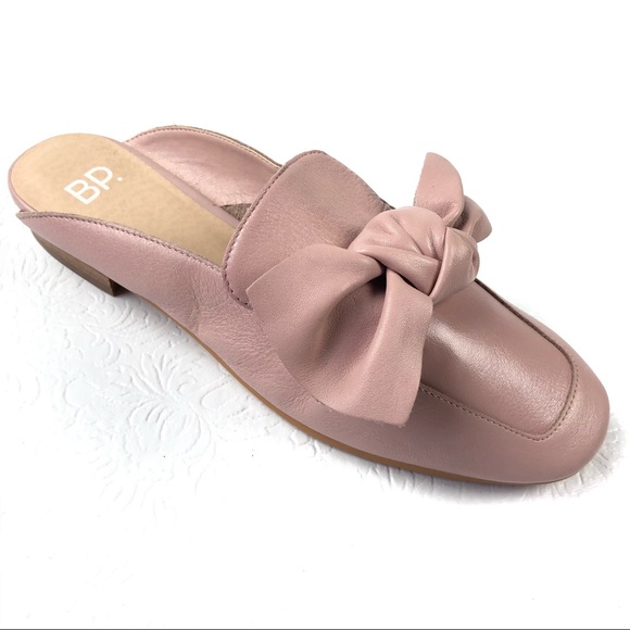 bp Shoes - BP Nordstrom Maddy mules 6 pink leather bows shoes